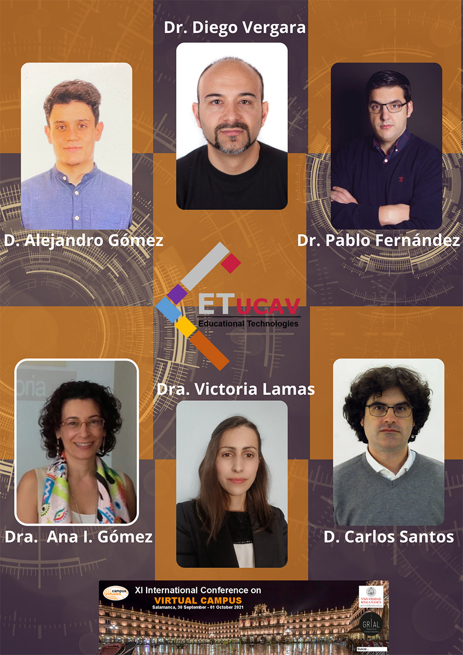 El proyecto del grupo de investigación ETUCAV sobre el diseño de aplicaciones didácticas basadas en realidad virtual, galardonado en el XI International Conference on Virtual Campus