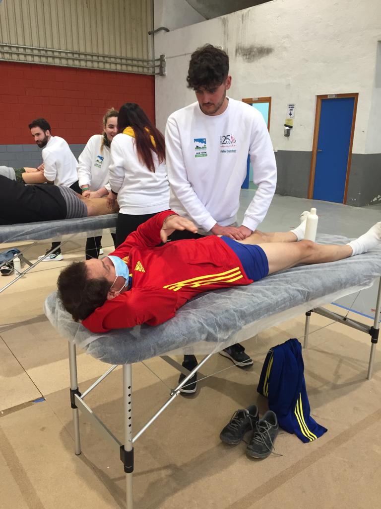 Los alumnos de Fisioterapia de la UCAV dan cobertura asistencial en el VI Maratón Bajo Tiétar