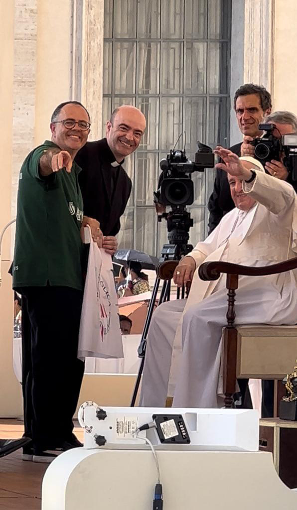 La UCAV saluda al Papa Francisco en Roma