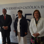 Rectora UCAV y Lydia Jiménez junto con Eduardo Duque, diputado provincial