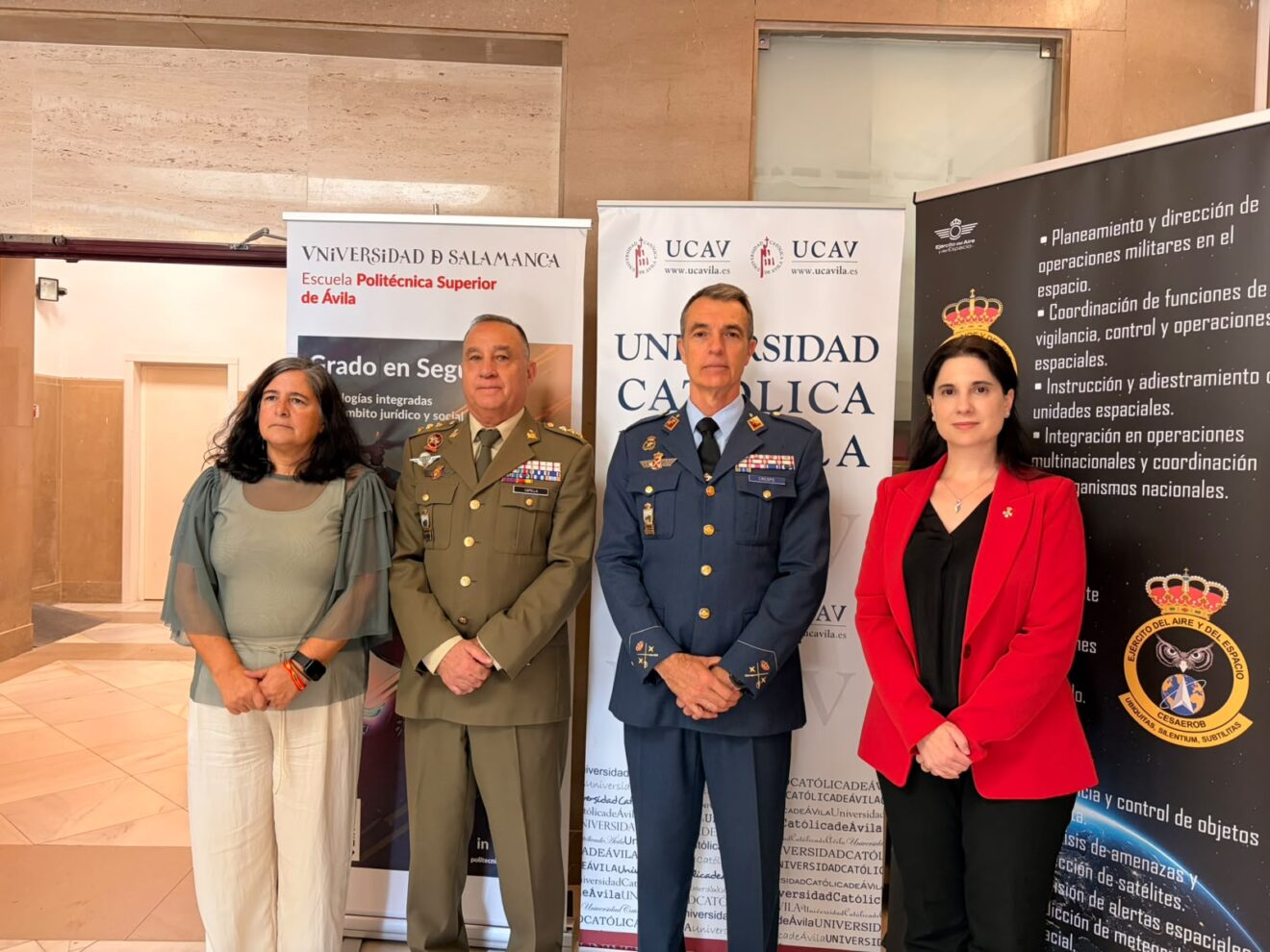 La UCAV acoge la primera conferencia de las jornadas “El espacio como dominio operacional. Retos para la seguridad y defensa de España”